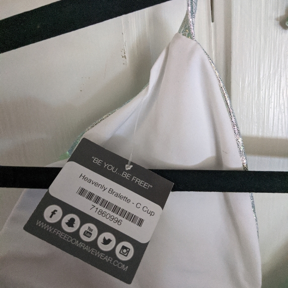 Freedom Rave Wear Bralette - Picture 2 of 3